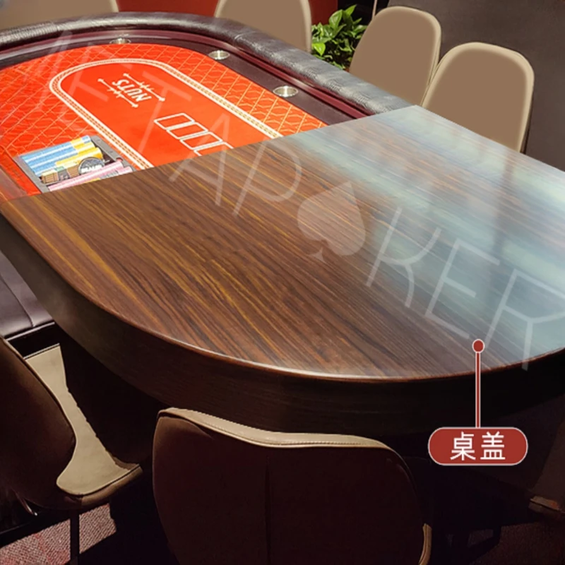 Table set including table cover, multi-purpose poker table, high-end poker table, conference