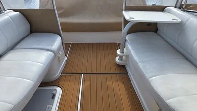 Non-Slip EVA Faux Teak Marine Self-Adhesive 6mm Yacht Cockpit Pad for 1999-2001 Carver 36 Motor Yacht Boat Decking Easy Install