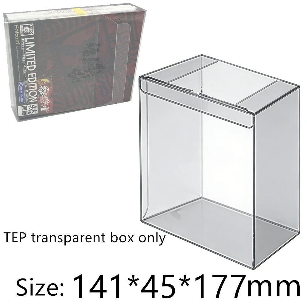 Transparent Box Protector For The Legend of Heroes: Kuro no Kiseki II-CRIMSON SiN-PlayStation 4 Game Shell Clear Display Case