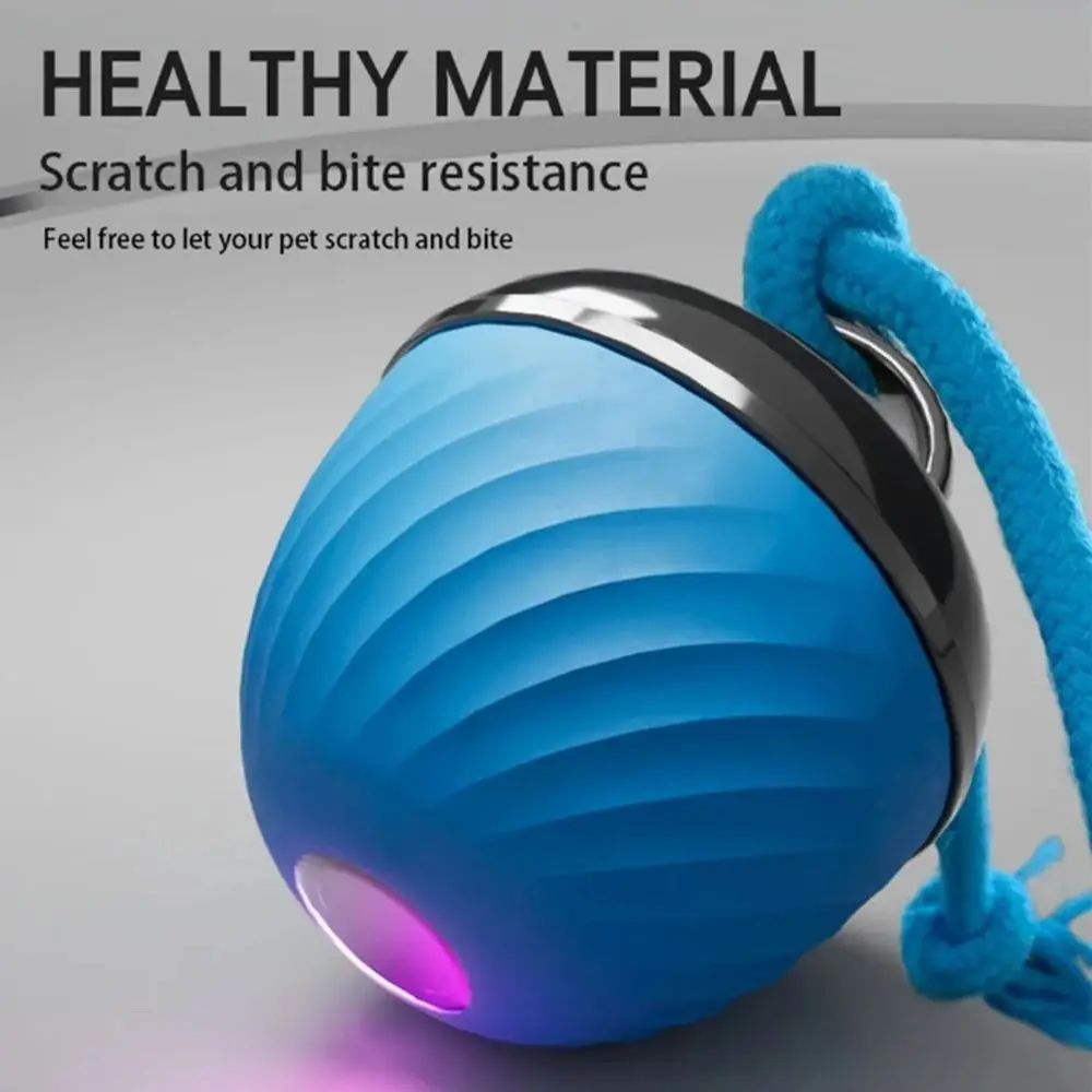 

Creative Intelligent Dog Ball Imitation Mouse Bite Resistant Automatic Moving Bouncing Ball LED Lighting Automatic Bouncing