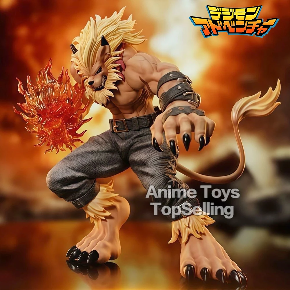

21cm/8.27in Anime Digimon Adventure Figure Leomon Action Figures Pvc Collection Model Toys for Children Gifts