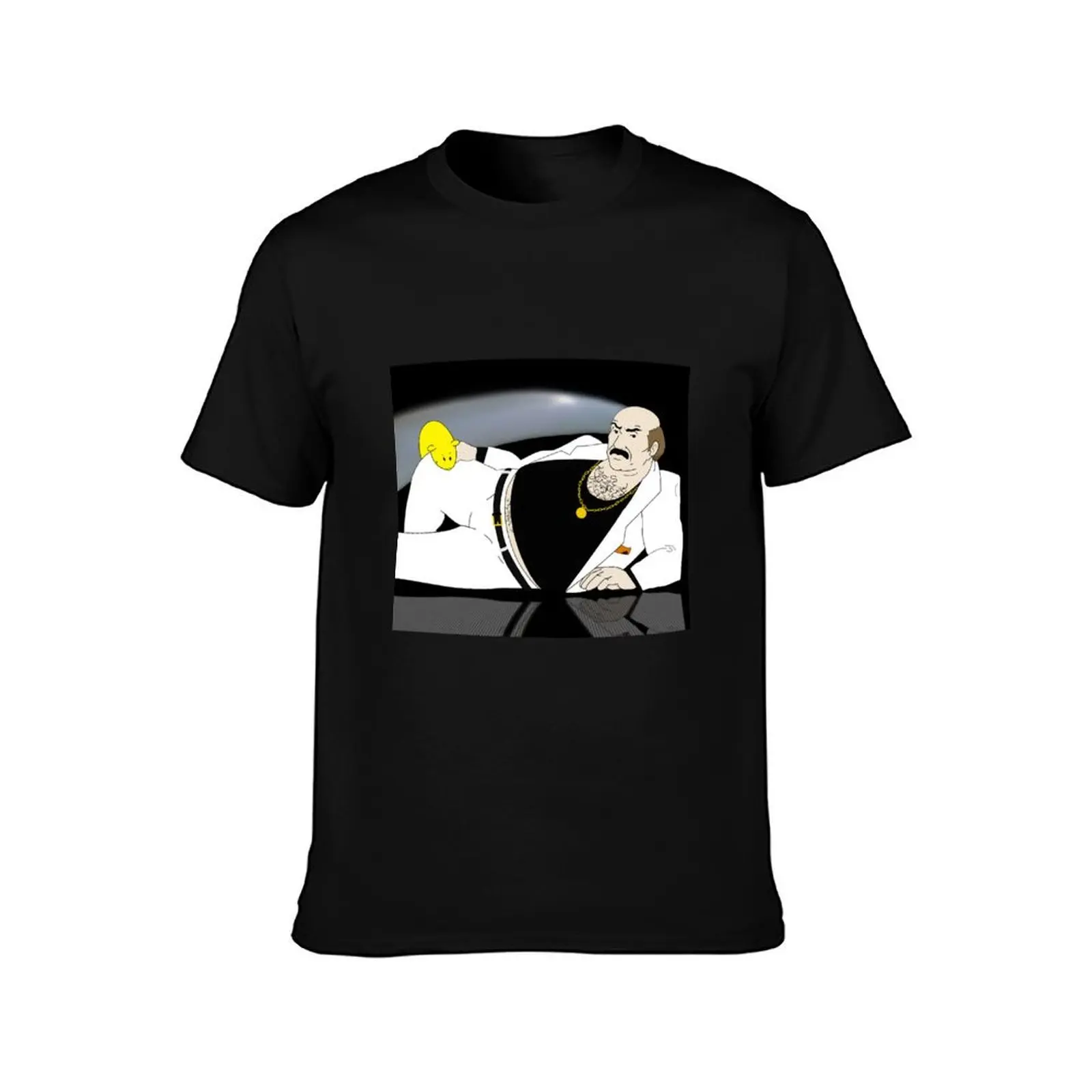 Carl is Thrilled T-Shirt, Summer Casual Cotton Tee, Oversized Streetwear Tops, Vintage Graphic Print, Loose Fit Short Sleeve