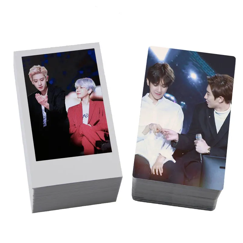 

Chan-Yeol Park Chanyeol Baek-Hyun Byun BaekHyun Couple Photo Mini Card Wallet Lomo Card Fans Collection Gift