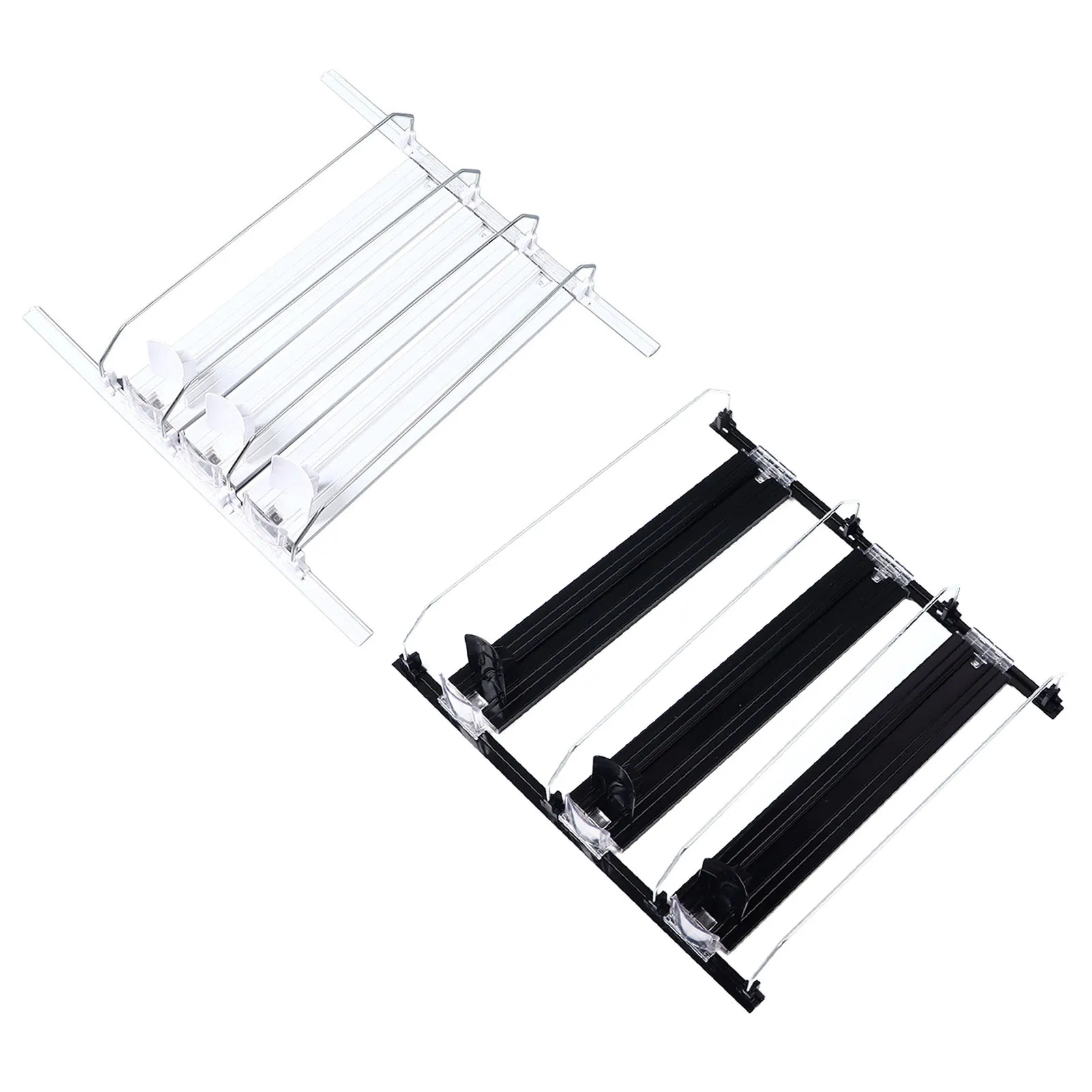 organizzatore-di-bevande-per-frigorifero-facile-da-montare-abs-larghezza-regolabile-dispenser-di-lattine-di-soda-robusto-grande-capacita-auto-spinta-per-dispensa