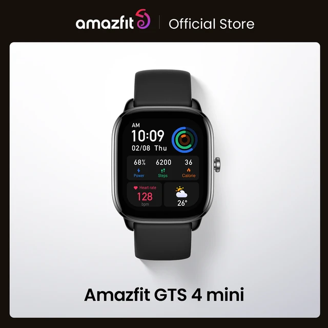 新しいamazfit gts 4 miniミニスマートウォッチalexa内蔵24h心拍数120スポーツモードスマート腕時計zeppアプリ -  AliExpress