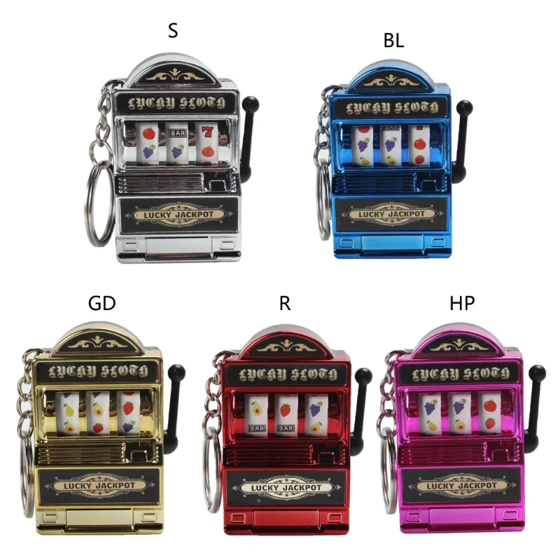 الفاكهة فتحة آلة المفاتيح محظوظ سحر الجائزة الكبرى سلاسل المفاتيح كازينو صغير قلادة حقيبة سحر الجدة هدايا للأطفال البالغين