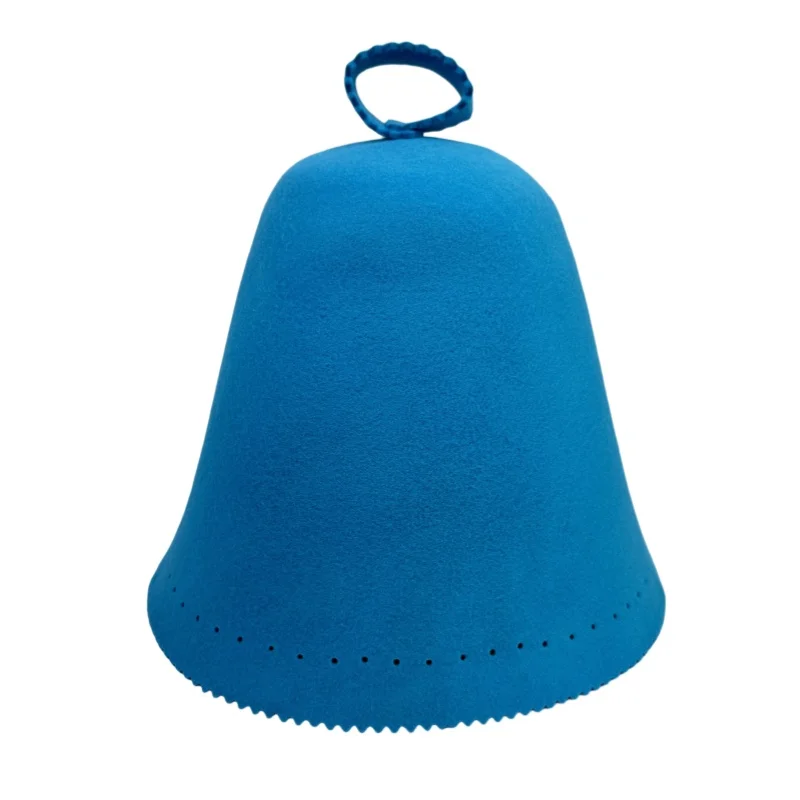 Handmade Premium Merino wool felt sauna hats Men and Women with a Seamless Design
