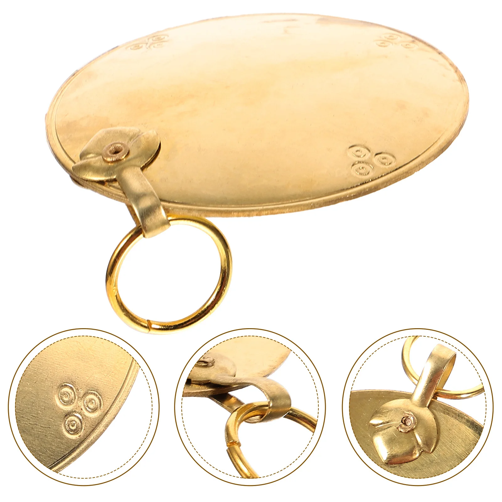 

Vintage Bagua Copper Mirror Hanging Decoration for Home Office Garden Wall Door Spiritual Ornament Door Mirror