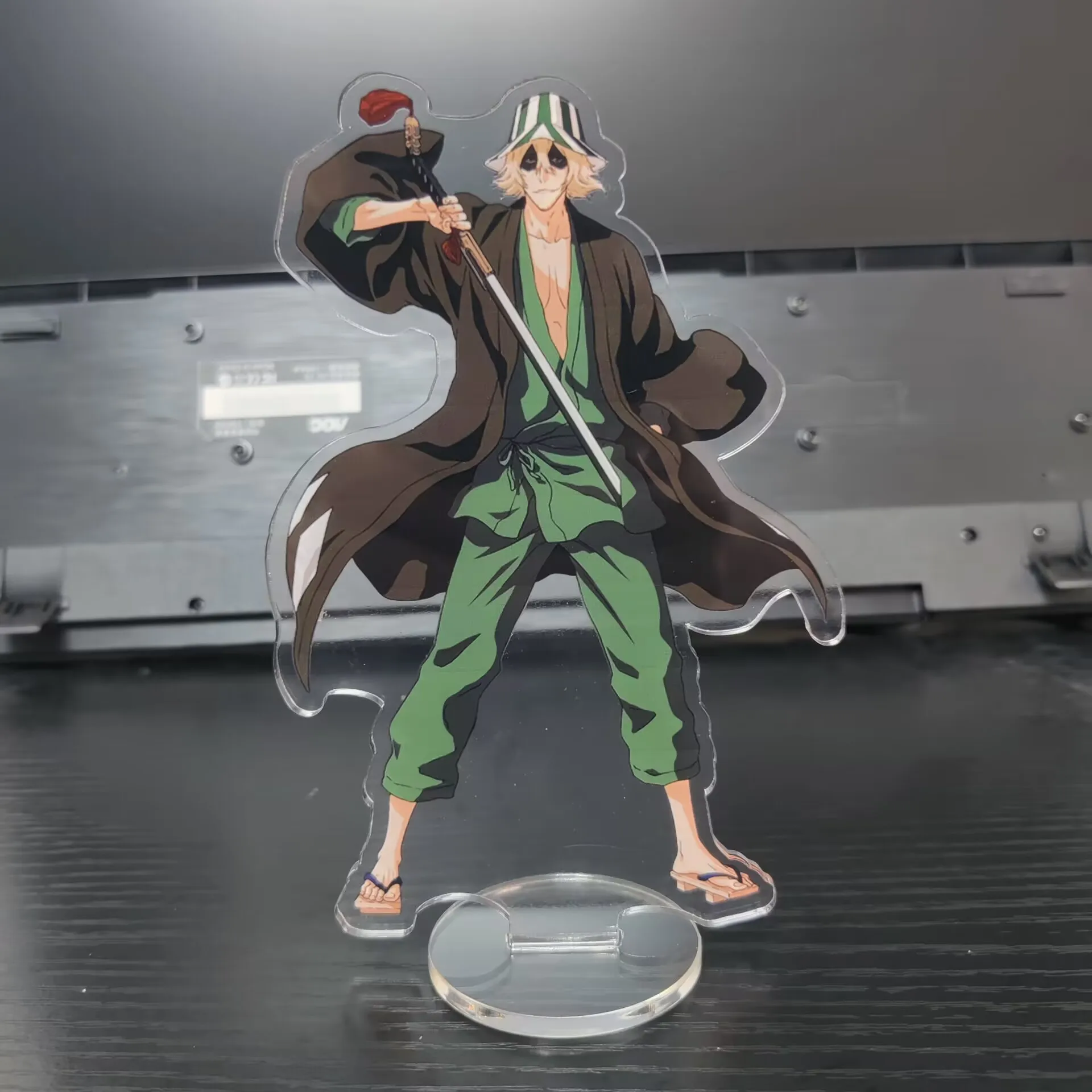 Hot Anime BLEACH Figures Kurosaki Ichigo Zaraki Kenpachi Acrylic Stands Kyoraku Shunsui Character Model Props Fans Xmas Gift