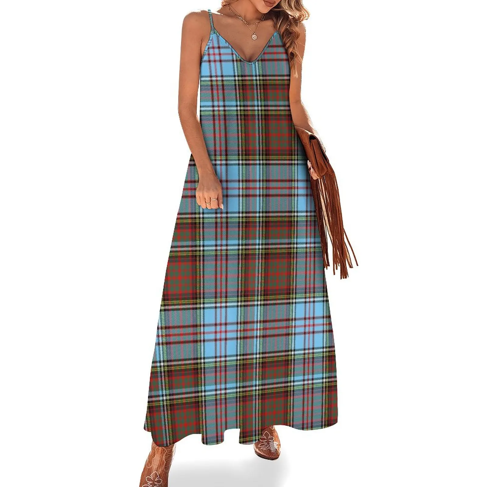 

Clan Anderson Ancient Tartan Sleeveless Dress women's summer jumpsuit women's luxury party dress