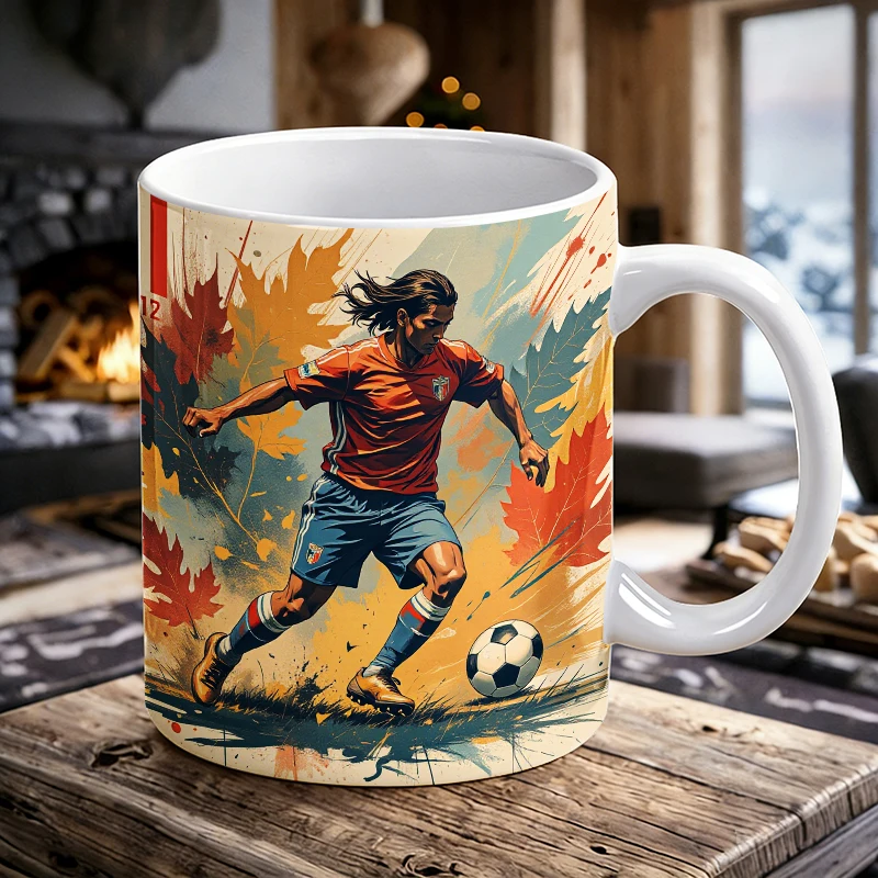 

2aaah Mug Coffee Cup Ceramic Cup with a bottle opener function of 2026 Major Football Event