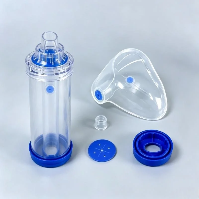 Infant Child Portable Asthma Inhalation Protector Medical Aerosol Spacer Mask Chamber for Daily Pediatric Breathing Care