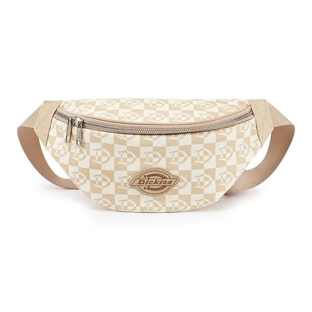 Dickies PVC Sling Bag, Fanny Pack, Crossbody Bag Unisex Denim Blue/Light Khaki/Classic Black DK-W091