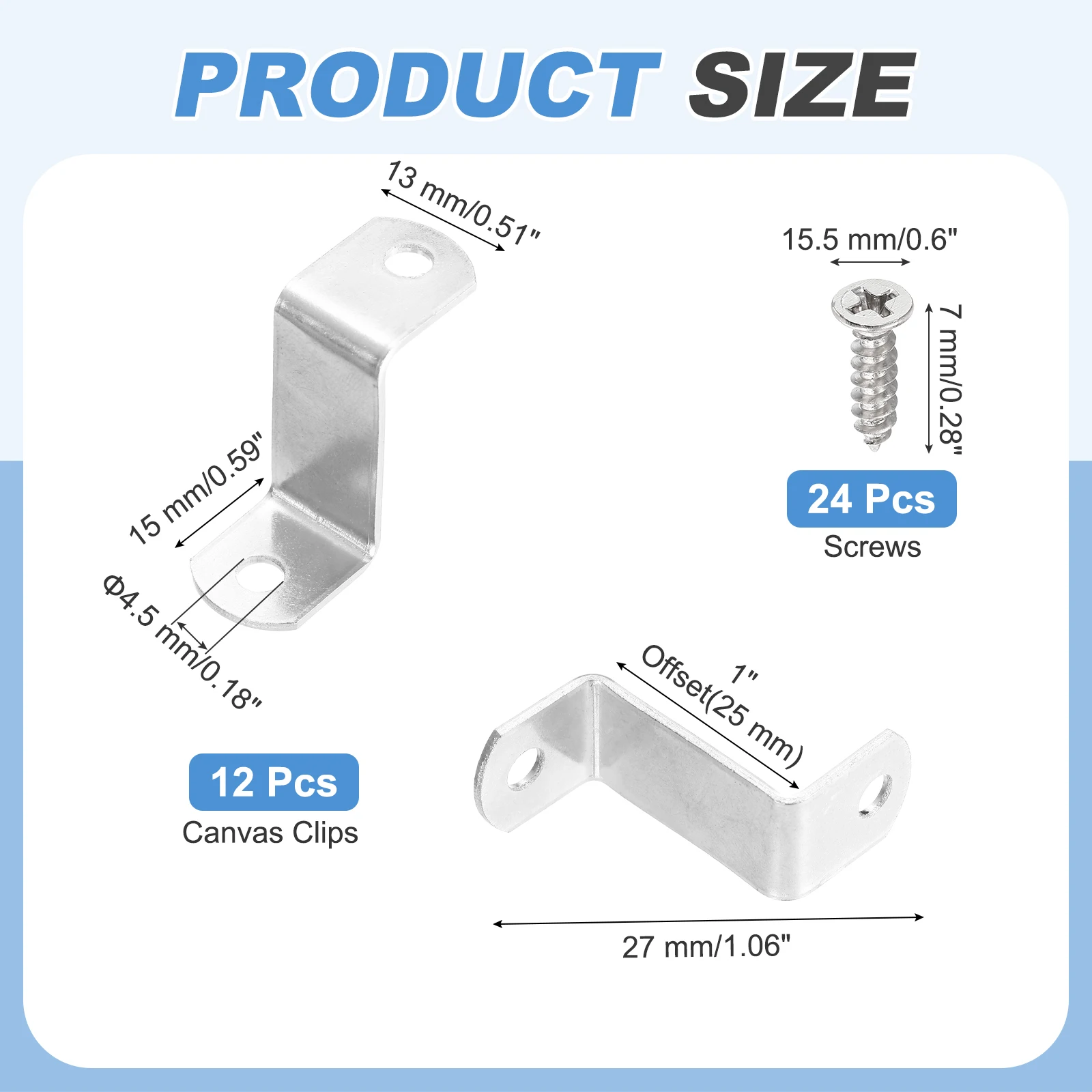 Uxcell 12Pcs 1