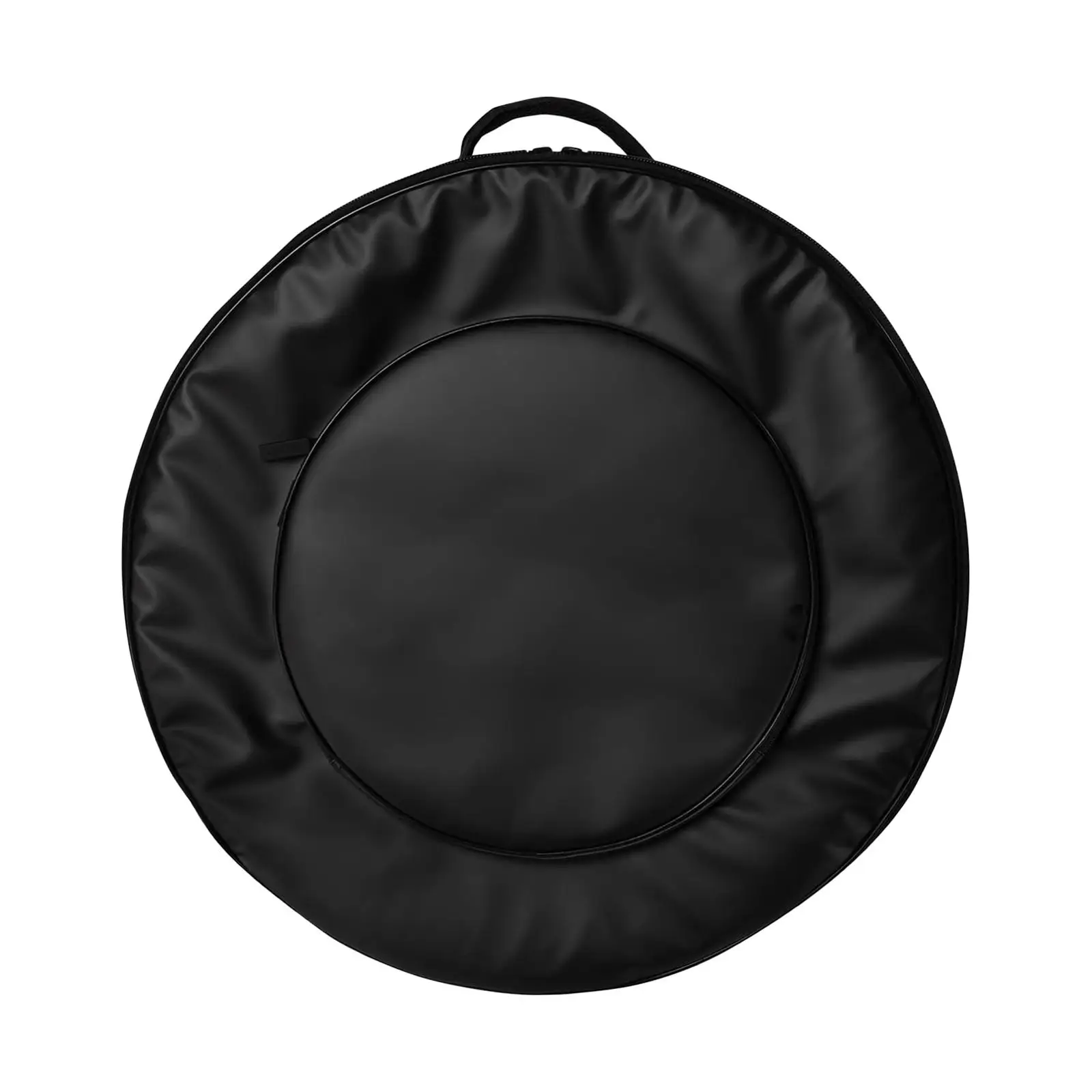Gong Bag Tambourine Case Diameter 50cm Thickness for Percussion Instrument with Double Shoulder Straps Multipurpose Storage