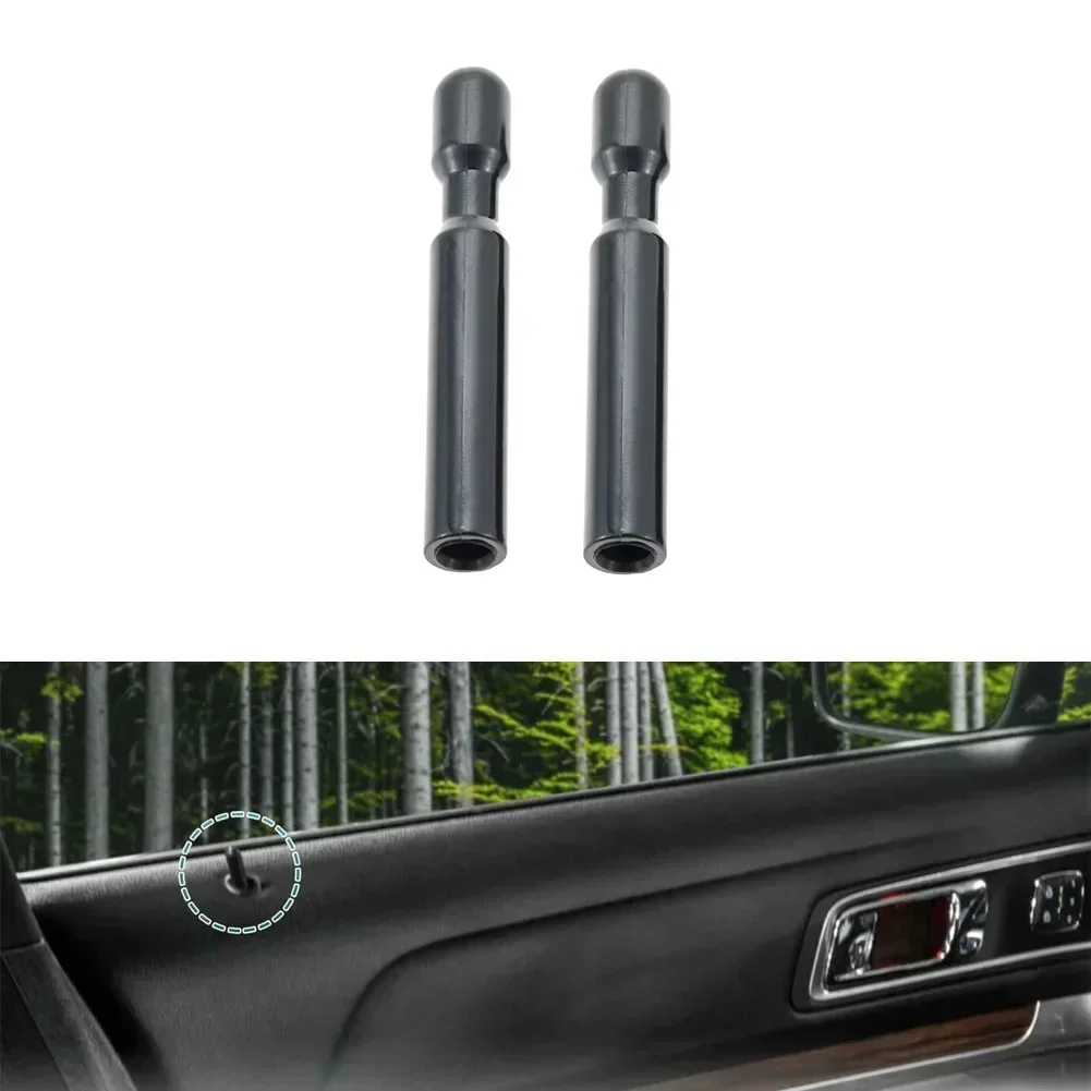 2Pcs Auto Interior Trim Door Lock Knob Cover Lift Bolt Car Door Lock Control Post Pull Pins FODZ-5421850-A for Ford F150 Mustang