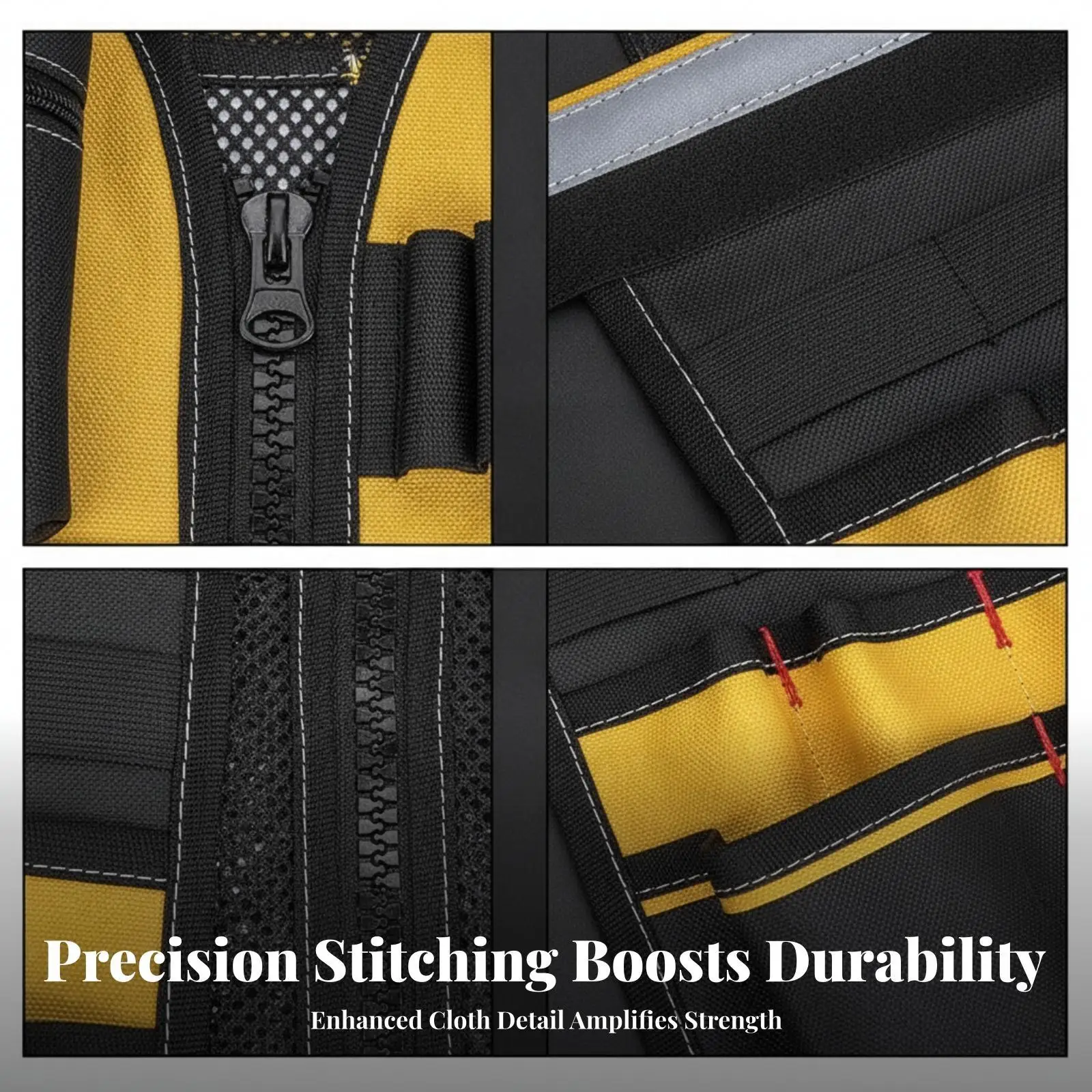 Heavy Duty Tool Vest for Men with Pockets and Loops for Tools Breathable Mesh Work Vest for Projects