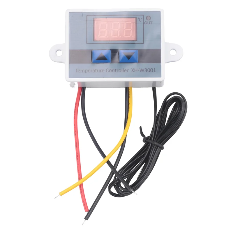 ABGN Pengontrol Suhu Digital Menampilkan Sakelar Kontrol Termostat Dan Sensor Termistor Pemeriksaan Suhu