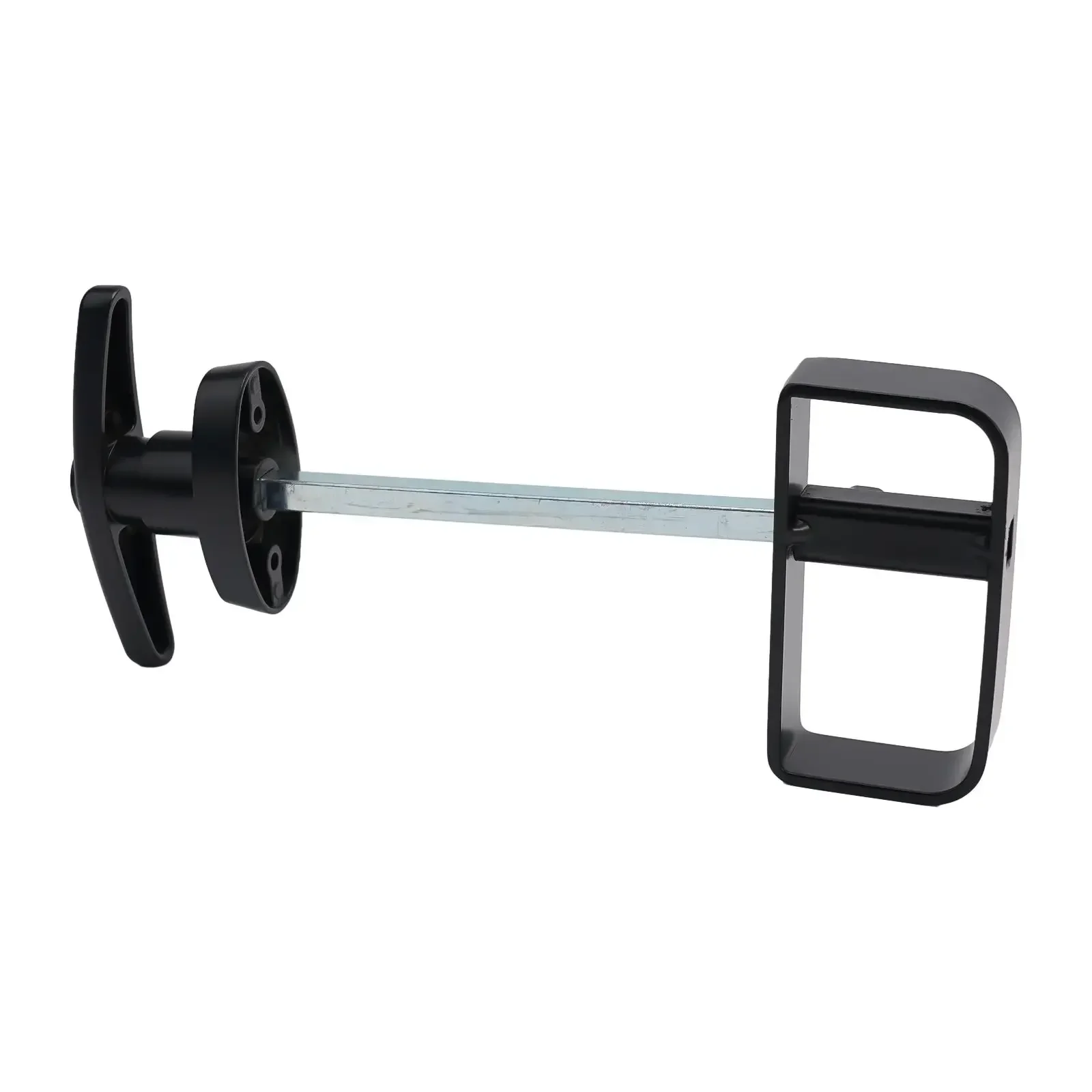 

For Shed Barn Door Hardware T-Handle Lock Set With 2 Keys Zinc Alloy 1 Set Accessories Black Lock Easy To Install