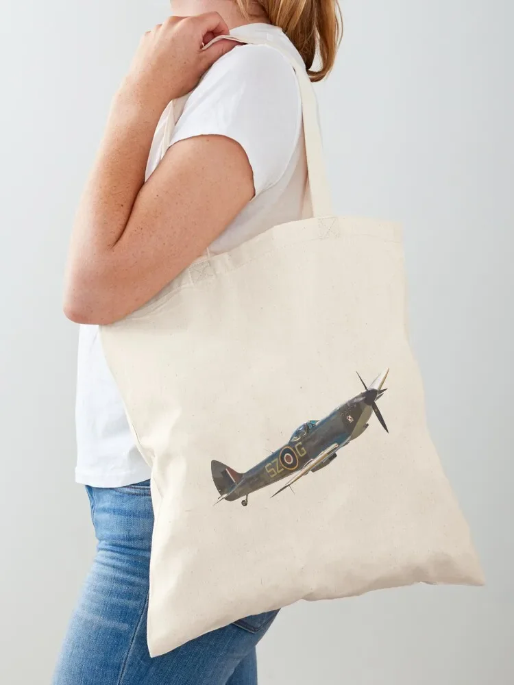 Spitfire Mk XVI SZ G TE311 Tote Bag shopping bag custom bags Tote Bag