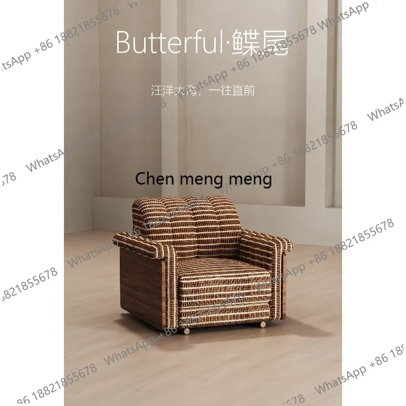 French medieval retro European and American balcony living room bedroom villa decoration casual single sofa chair