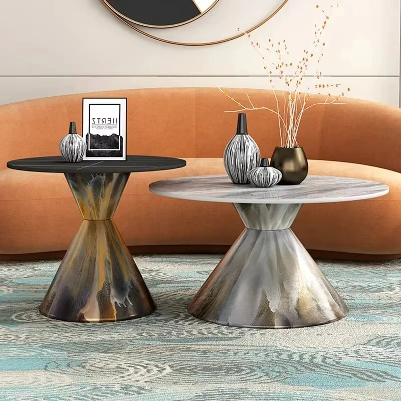 Cute Design Coffee Table Bedside Small Mobile Modern Table Vanity High Round Funky Tables Basses De Salon Furniture Living Room