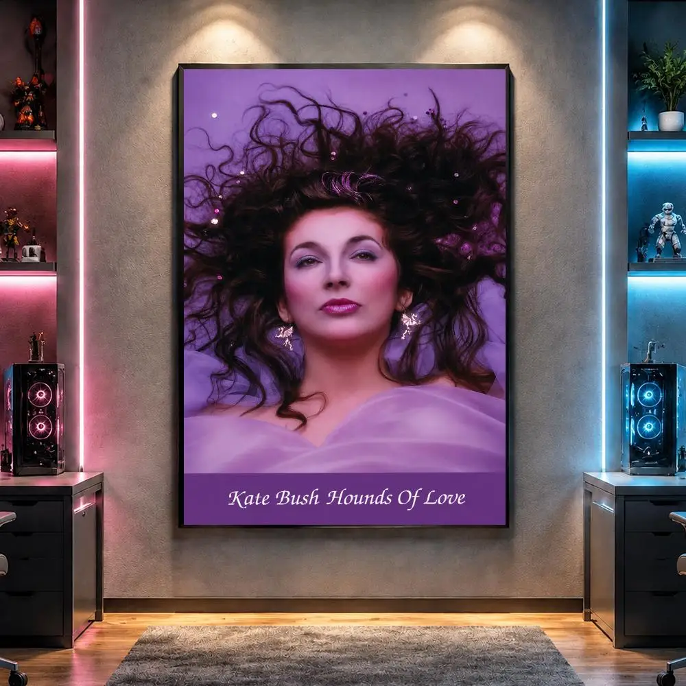 Singer K-Kate Bush Art Pop Icon Poster Wall Art Bedroom Living Room Dorm Bar Cafe Gym Studio Home Decor Gifts
