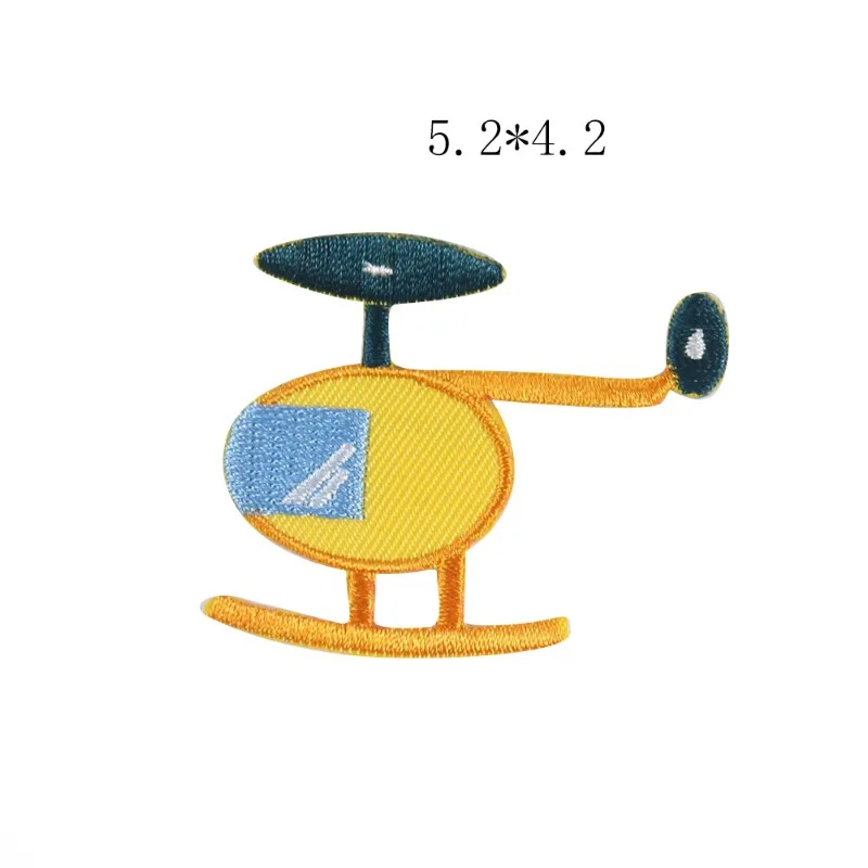 Cartoon Vehicle Cloth Sticker High-end Burnt Edge Car Plane DIY Sticker Clothing Accessories Spot Appliques Clothing Embroidery