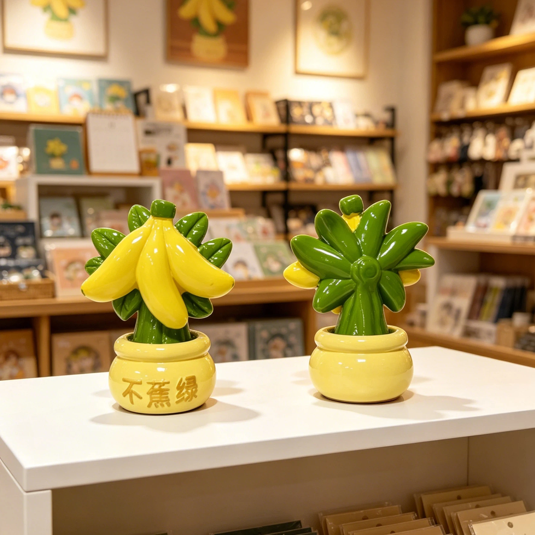 1개, 녹색이 아닌 바나나 모양 레진 조각상, 귀여운  - Home Decor Exchange 리뷰 및 가격
