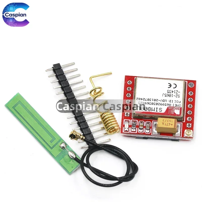 Mini Smallest SIM800L GPRS GSM Module MicroSIM Card Core Wireless Board Quad-band TTL Serial Port With Antenna for Arduino
