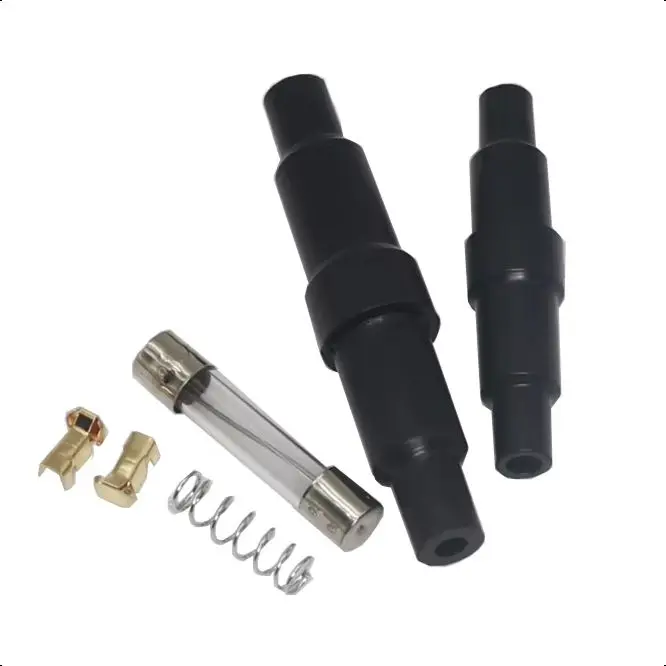 【10-5Set】5X20MM 6X30MM Glass Tube Fuse Holder Screw Type Quick Blow Plastic Shell Male Female,Spring,Crimping Terminal