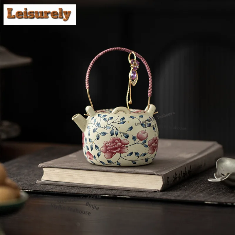 theiere-a-poignee-de-levage-de-pivoine-glacure-au-caramel-de-220ml-infuseur-a-the-antique-bouilloire-a-the-avec-trou-de-boule-decoration-de-service-a-the