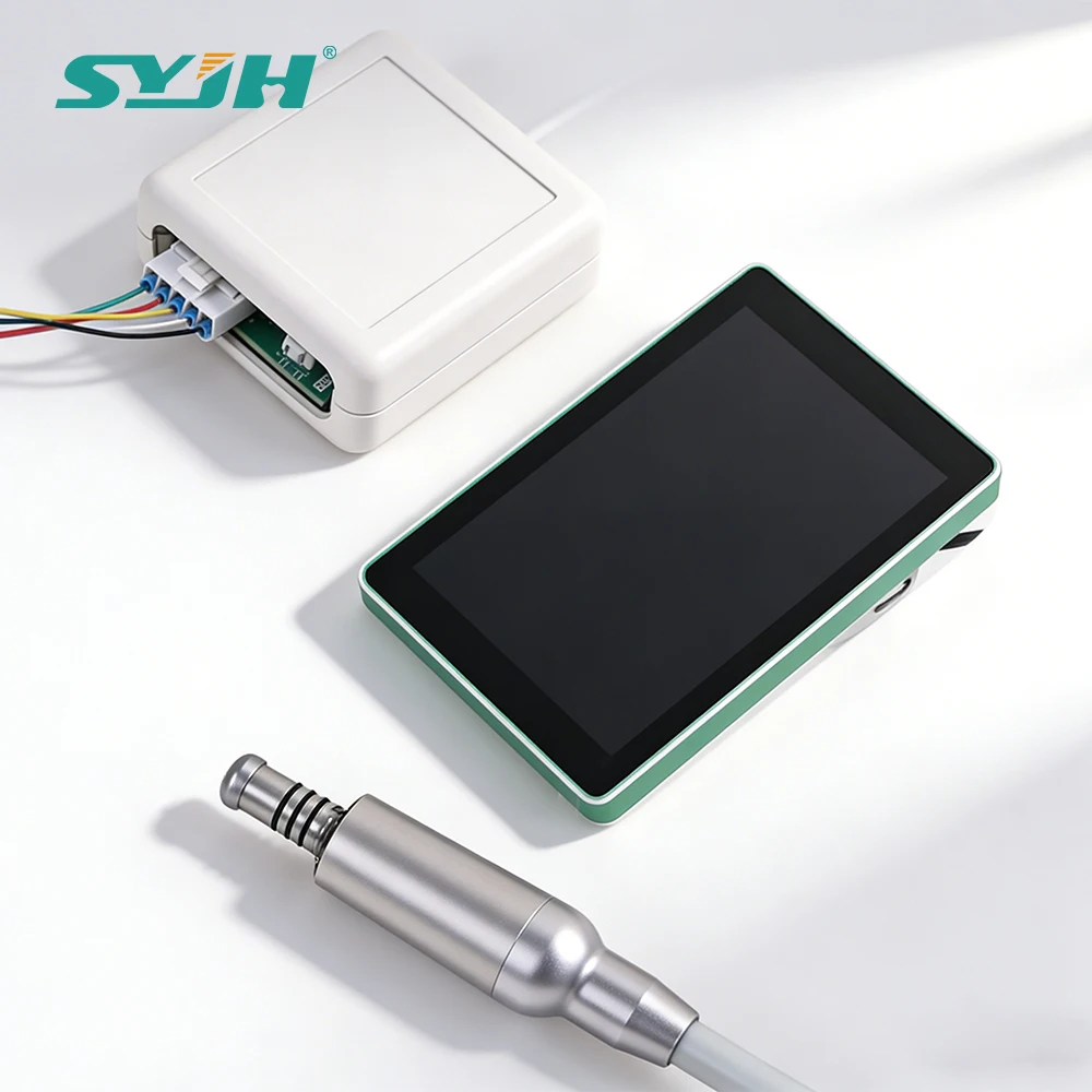 

Стоматологическое кресло SYJH со встроенным бесщеточным микромотором, полноцветным сенсорным экраном и электрическим мотором E-типа для оптико-волоконного наконечника