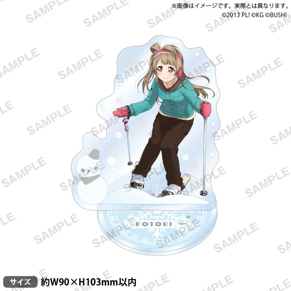 Japan Bushiroad Goods Lovelive Muse S Snow Mountain Ver. Standing Sign