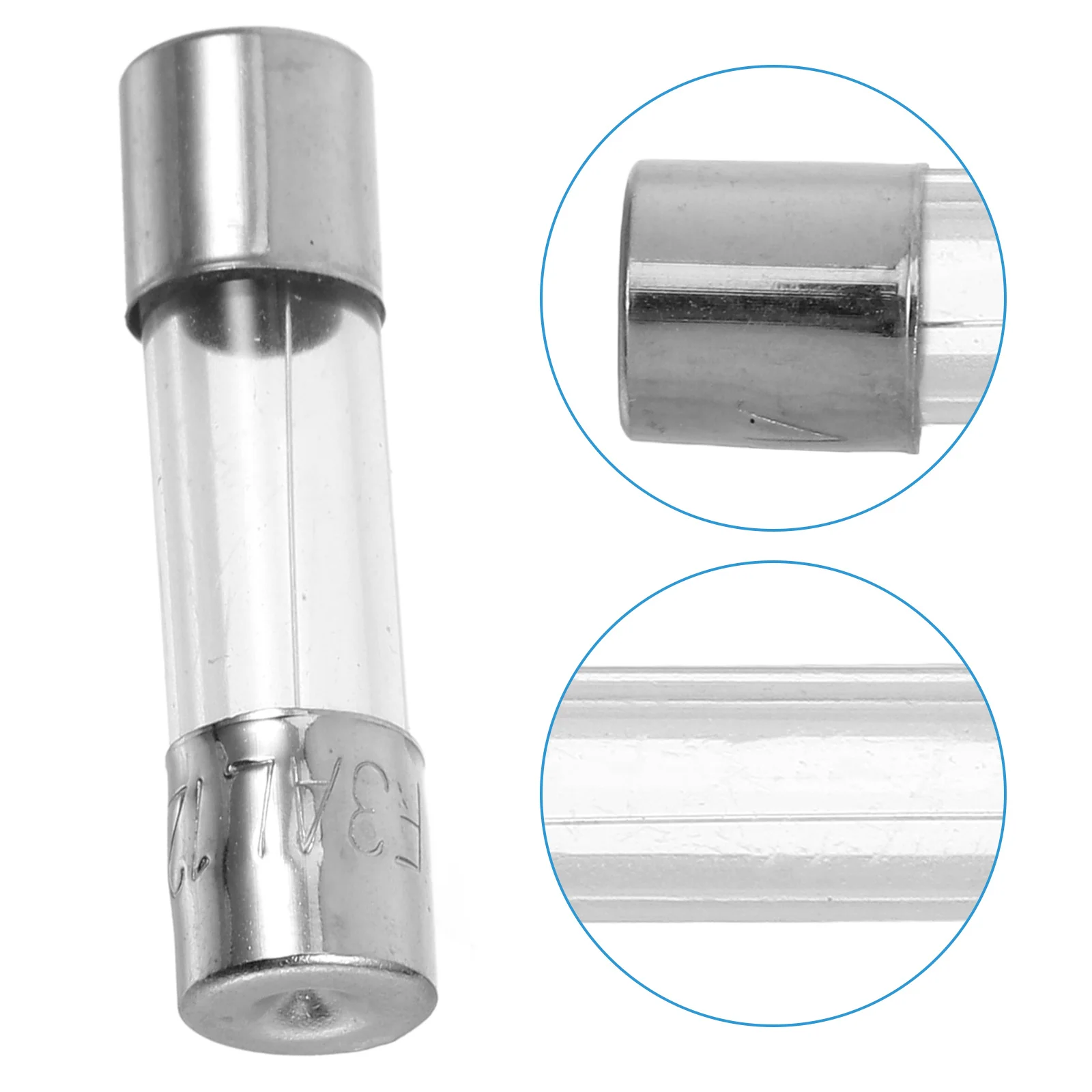 20Pcs Glass Tube Fast Blow 125V Microwave Oven Replacement Electrical Appliance Safety Kit Amp Fuse Microwave Thermal Fuse