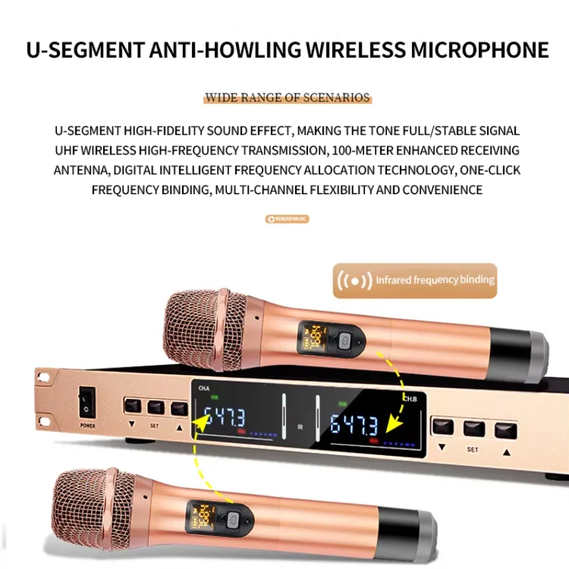 Direct Selling Micro Wireless Microphone New Technology Karaoke Machine karaoke Speaker Mic and Bluetooth with Factory Prices