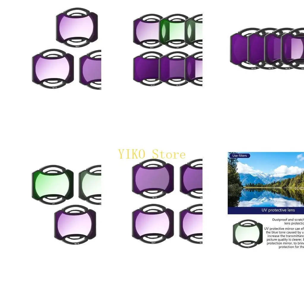 K32C Filters Set For Avata 2 Traversing Machine Filter Set Stunnings Shot with UV/CPL/ND Filters