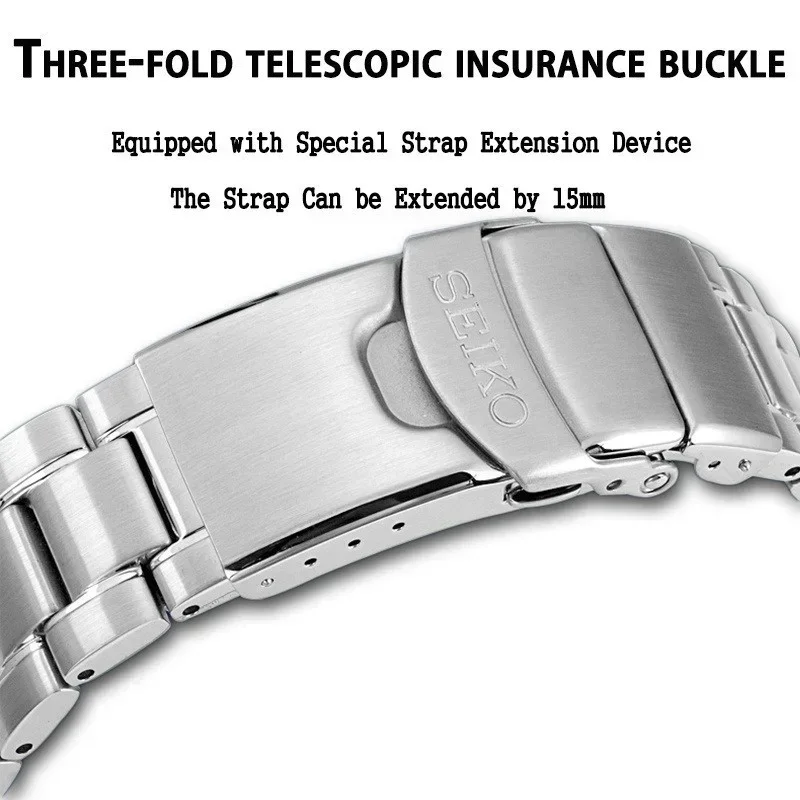 ساعة سيكو SKX009-K1/K2 ستانلس ستيل للرجال Water Ghost أوتوماتيكية للأعمال