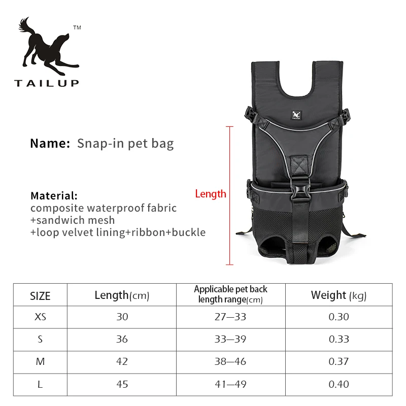 TAILUP Pet Carriers Comfortable Carrying For Small Cats Dogs Backpack Travel Breathable Outgoing Bag Durable Pet Dog Carrier Bag