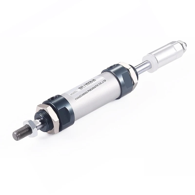 High Quality Small Round MALJ Pneumatic Cylinder Adjustable Stroke Stainless Steel MALJ Bore16/20/25/32/40mm-Stroke 25-200mm