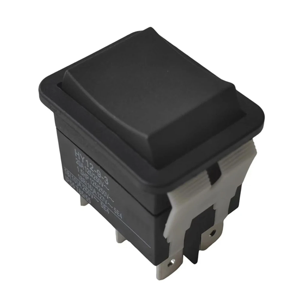 Simplified Installation Process with this Pushbutton Rocker Switch Rated at up to 125/250V and Current of up to 20A