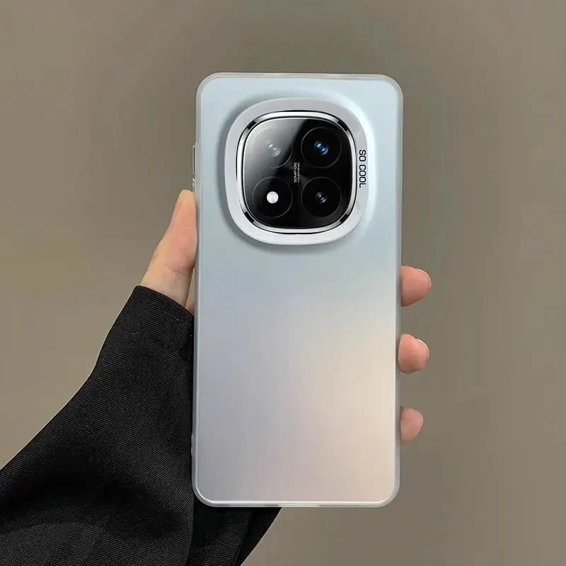 Funda Auf Für Xiaomi Redmi Hinweis 14 Pro Plus Fall Hinweis 14 14Pro 5G 4G Luxus Farbverlauf PC Abdeckung Stoßstange Coque Capa Note 14Pro