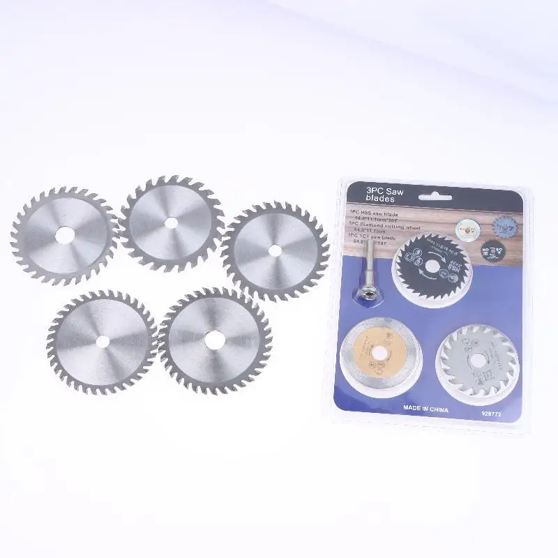 

Durable 85mm TCT Carbide Saw Blade - 24T, 30T, 36T; For Wood Cutting Disc, Fits 10mm and 15mm Bore Multi-function Tools.