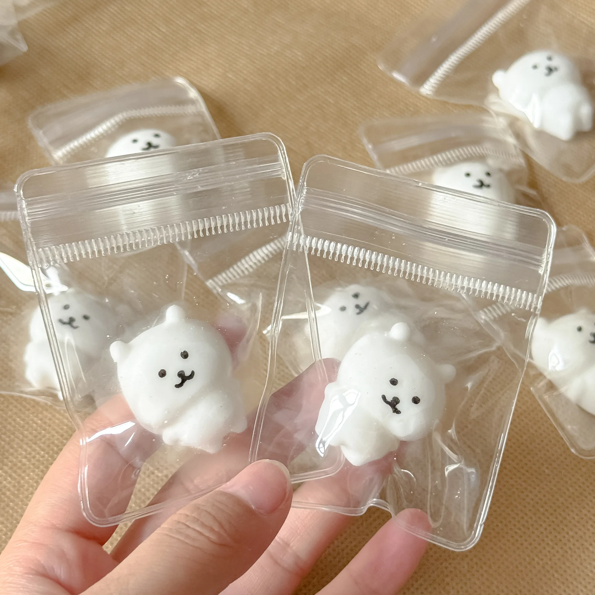 6 قطعة قرصة الدب المنخفض الذاتي متعة الدب قرصة لطيف التعبير الإجهاد تخفيف لعبة ليتل الأنف Ga جائزة الأطفال لطيف #5