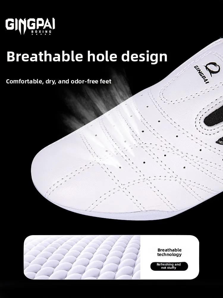 Adult Martial Arts Training Shoes Soft Bottom Breathable Fighting  Shoes Taekwondo Shoes for Men And Women Kids