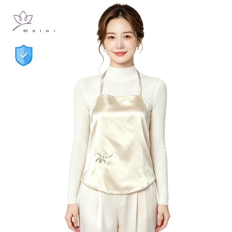 Silver Fiber Radiation Resistant Maternity Clothing Three Layers Removable Soft Comfortable Fabric Maternity Apron
