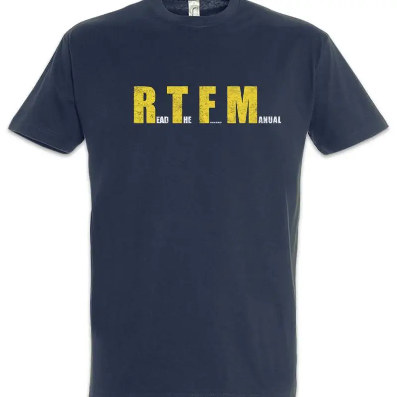Read The F Manual T Shirt Admin Computer Science Scientist Fun Geek Nerd