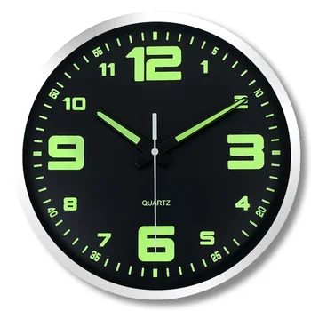 Luminous Silent Wall Clock 1