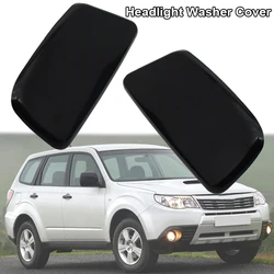 2X L+R Side Car Front Bumper Headlight Headlamp Water Washer Spray Nozzle Cap Cover For Subaru Forester 2009 2010 2011 2012