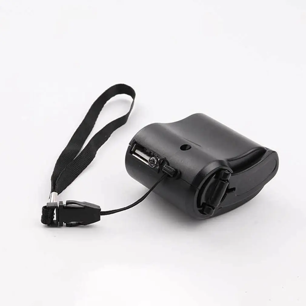 Cargador de manivela Manual generador Manual cargador de emergencia para teléfono móvil cargador Usb carga de emergencia cargador Usb